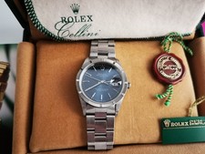 Rolex Oyster Perpetual blue